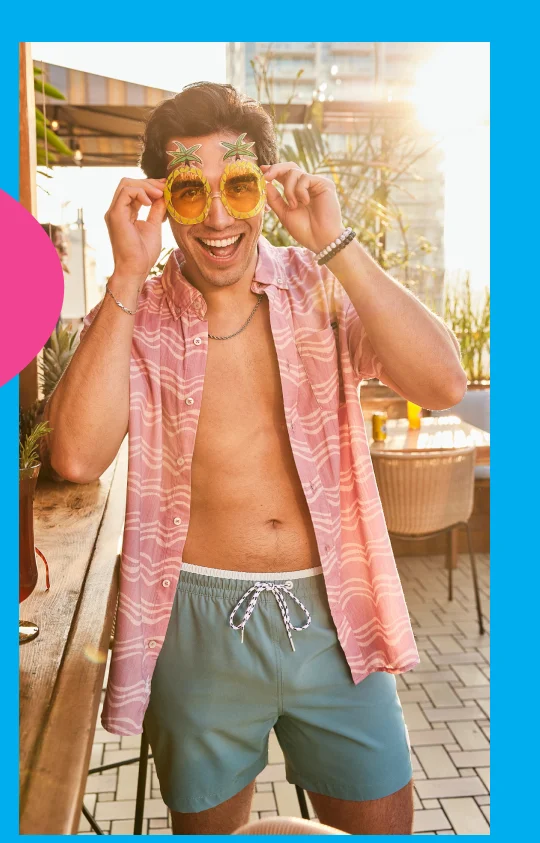 Classic Swim Trunk: The Teal Breakers 5.5"
