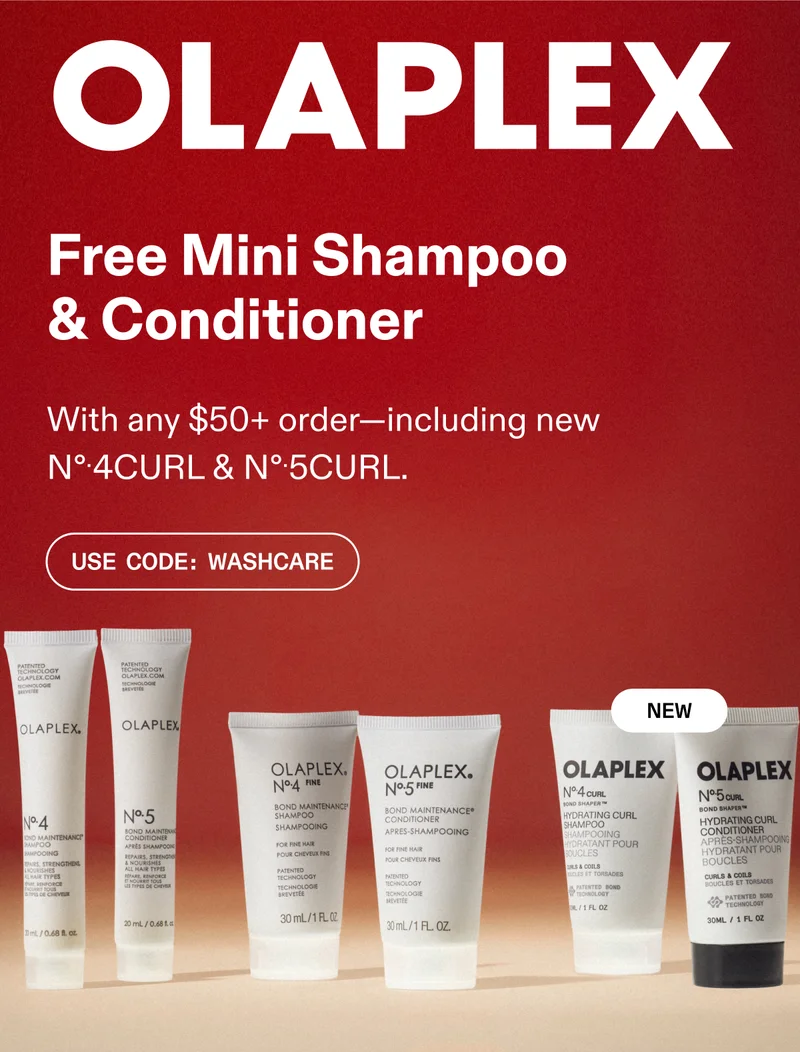 Free Mini Shampoo & Conditioner | Use Code: discount code