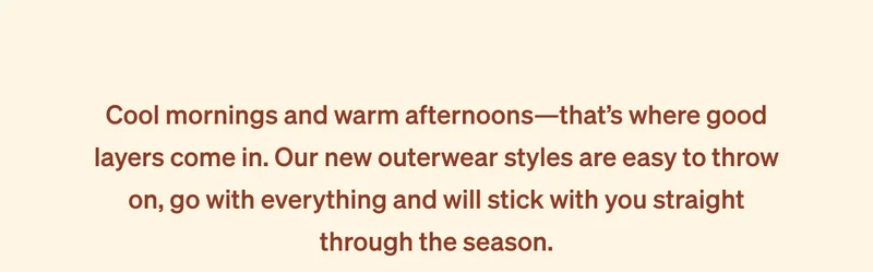 Shop Outerwear
