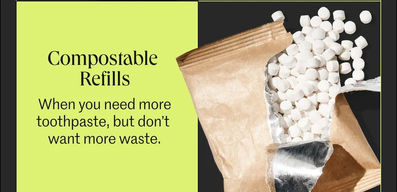 Compostable refills
