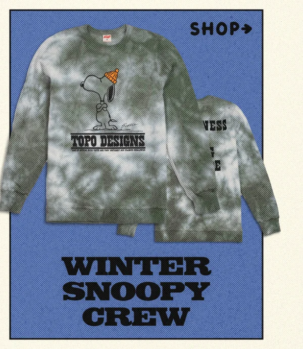 Shop Topo Designs x TSPTR Outside Crew