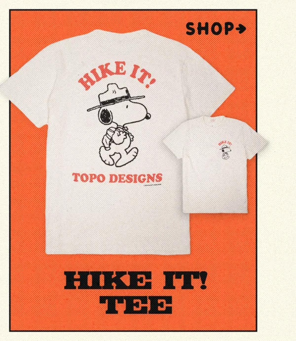Shop Topo Designs x TSPTR Hike It Tee
