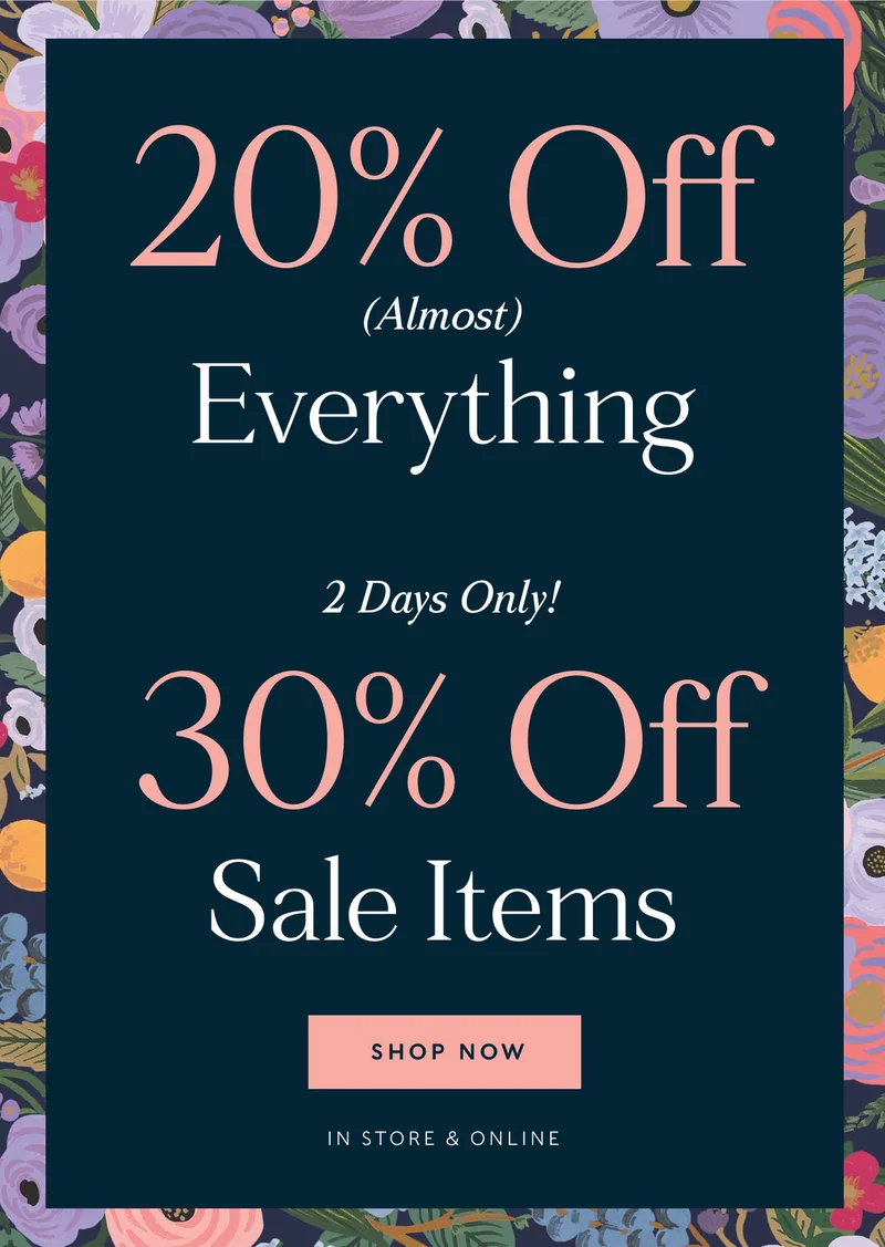 Shop President's Day Sale