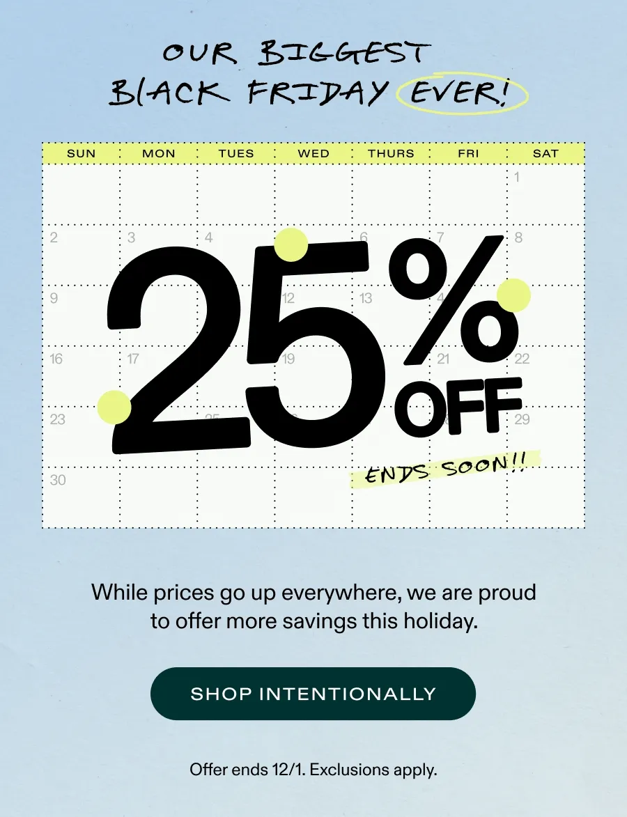 Our biggest black friday ever