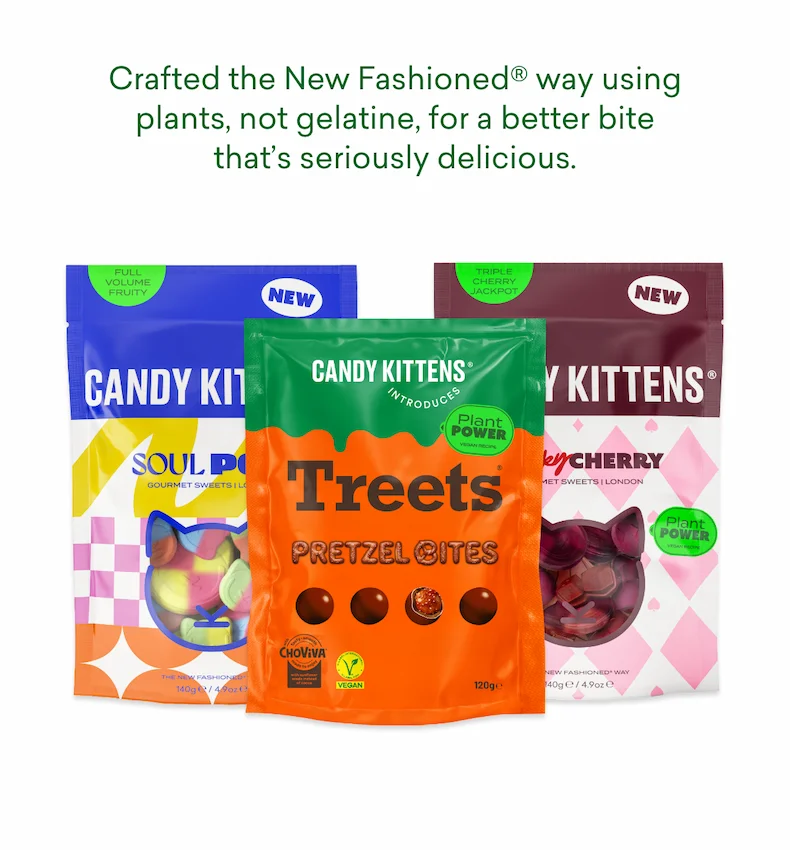 Crafted the New Fashioned® way using plants, not gelatine, for a better bite that’s seriously delicious.