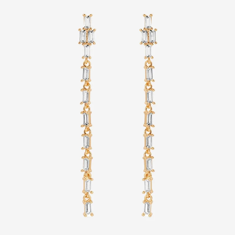 Ettika - Linear Baguette Earrings