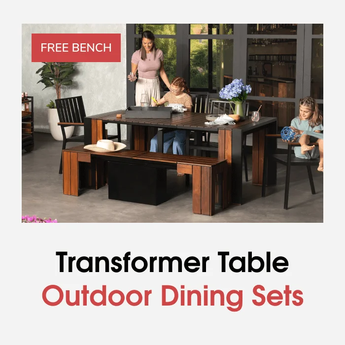 Transformer Table Outdoor Dining Sets