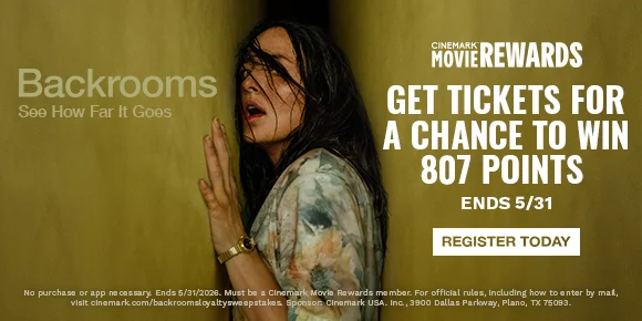 BACKROOMS | GET TICKETS FOR A CHANCE TO WIN 807 POINTS | ENDS 5/31 | REGISTER TODAY >