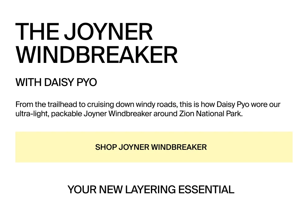 Shop the Joyner Windbreaker