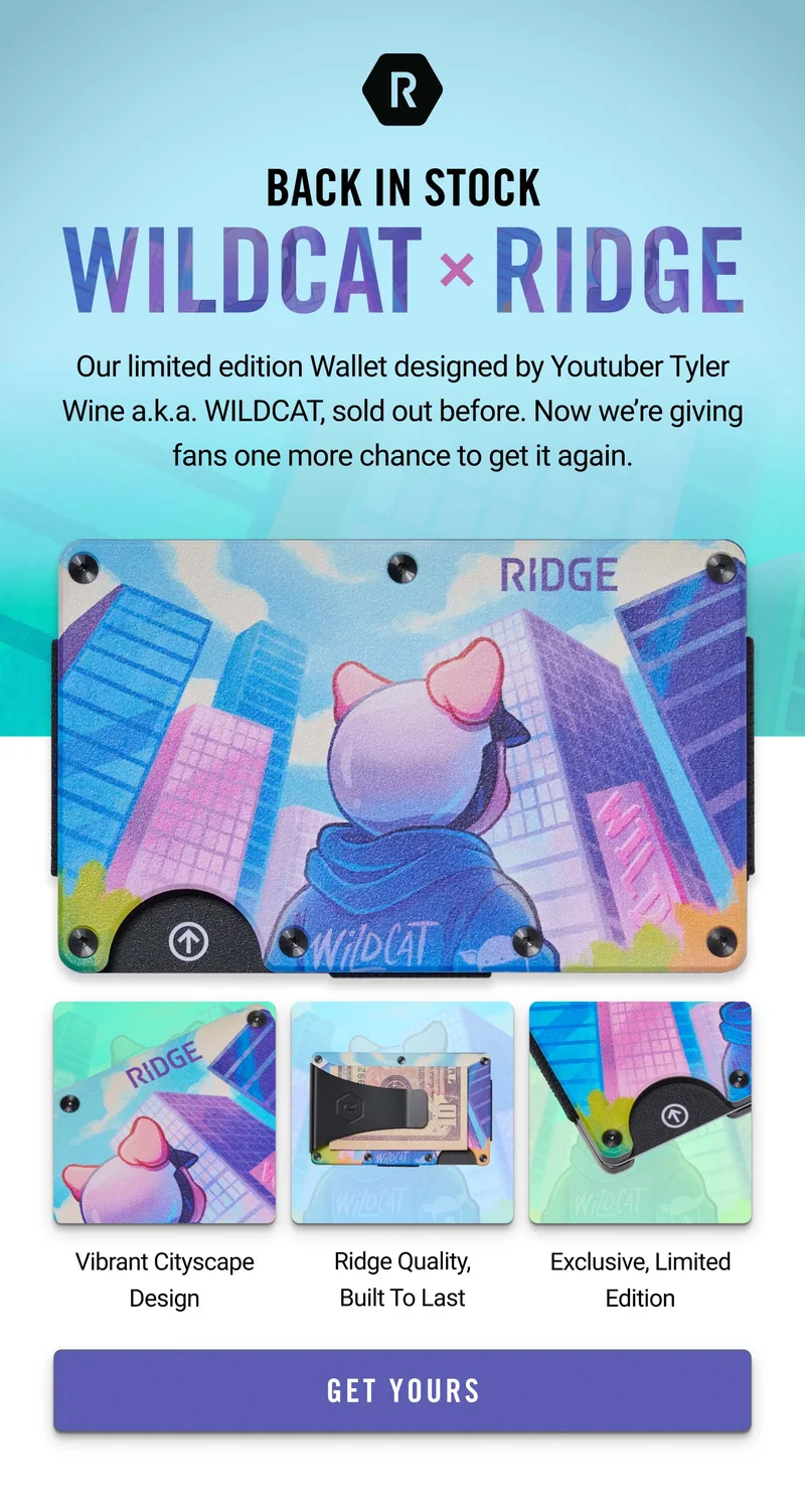 Back in Stock: Wildcat x Ridge