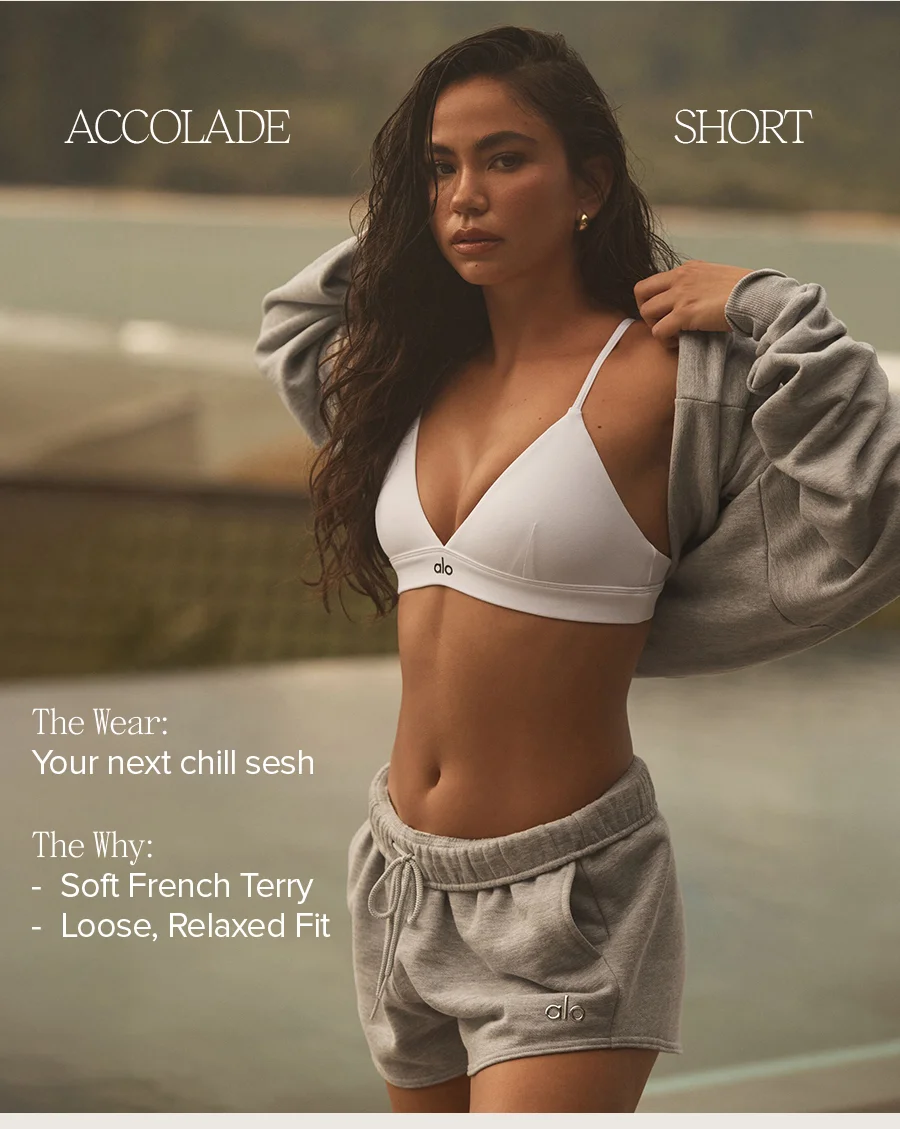 ACCOLADE SHORT. The Wear: Your next chill sesh. The Why: Soft French Terry. Loose, relaxed fit.