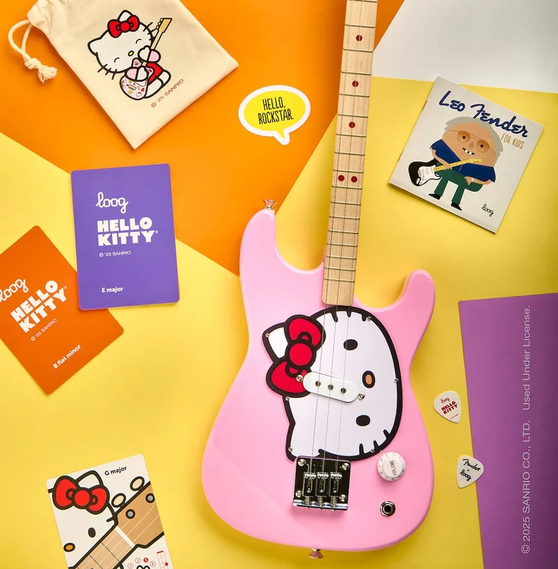 Fender x Loog HelloKitty Stratocaster - SHOP NOW