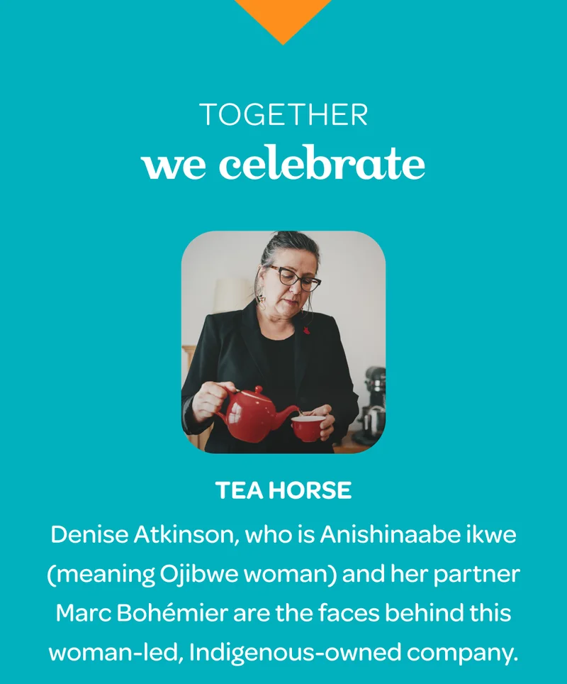Together we celebrate Tea Horse - Denise Atkinson, who is Anishinaabe ikwe (meaning Ojibwe woman)…