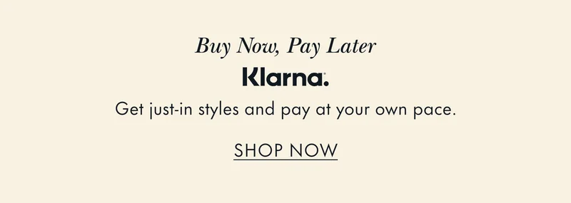 Buy Now, Pay Later. Klarna.