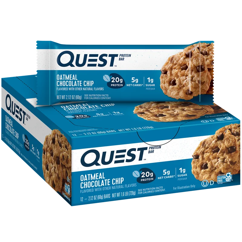 Image of Oatmeal Chocolate Chip Protein Bars
