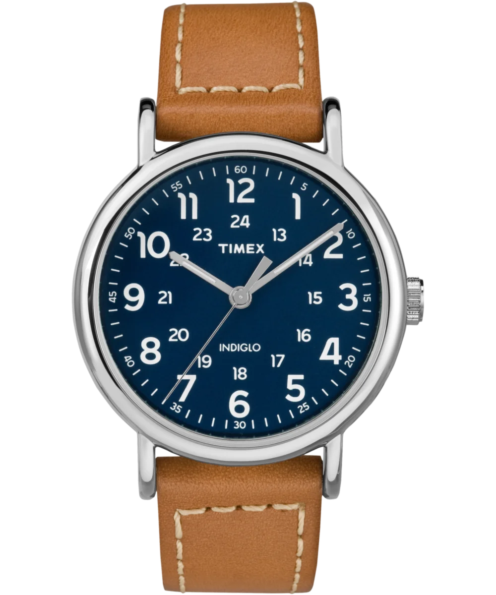 Image of Weekender 2-piece 40mm Leather Strap Watch