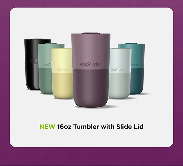 New 16oz Tumbler with Slide Lid