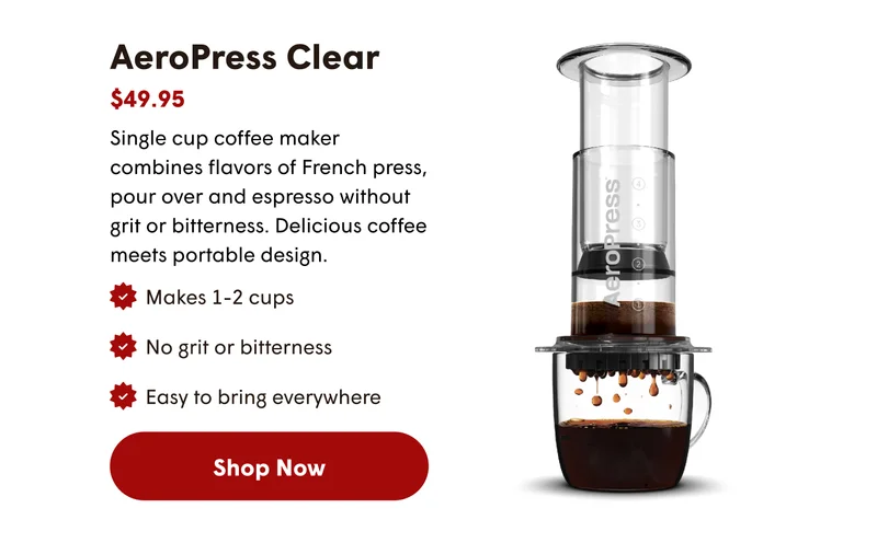 AeroPress Clear
