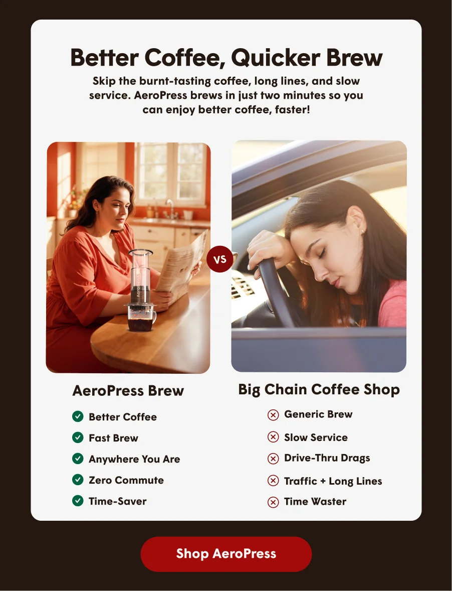 Better Coffe Quicker Brew