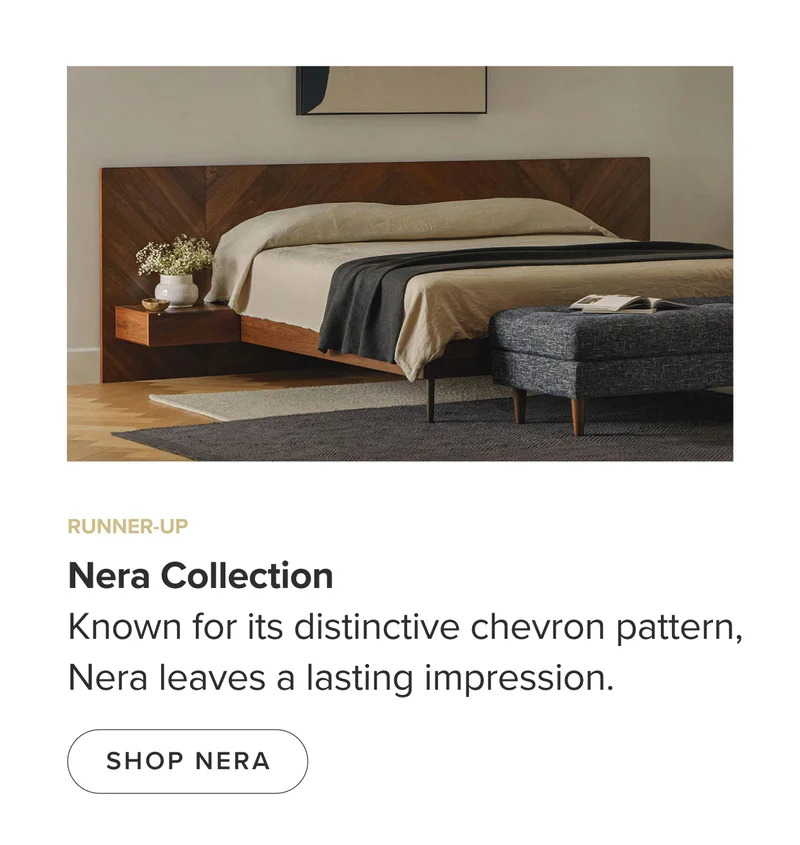 The Nera bed collection at Article