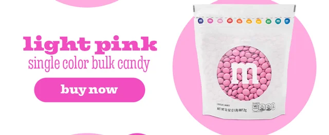 LIGHT PINK SINGLE COLOR BULK CANDY