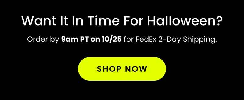 Want It In Time For Halloween?
