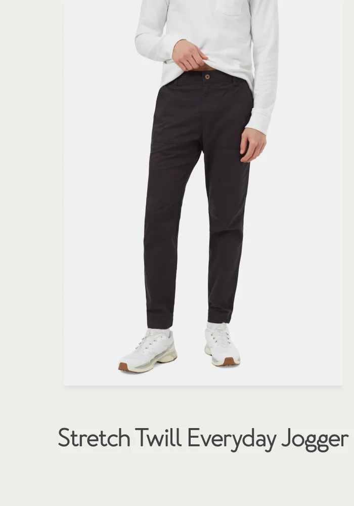Stretch Twill Everyday Jogger