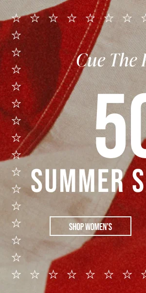 Up to 50% off Sitewide Shop Women's