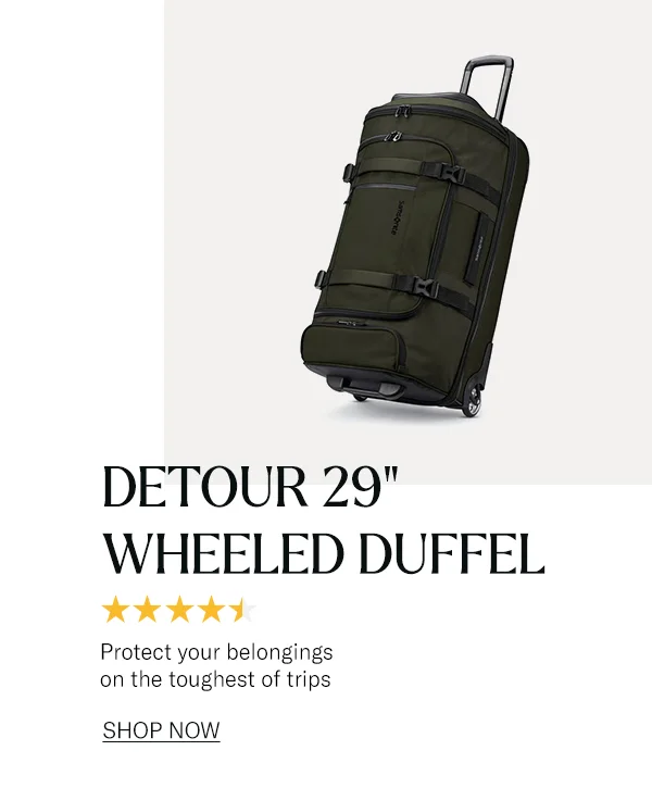 Shop Detour 29" Wheeled Duffel