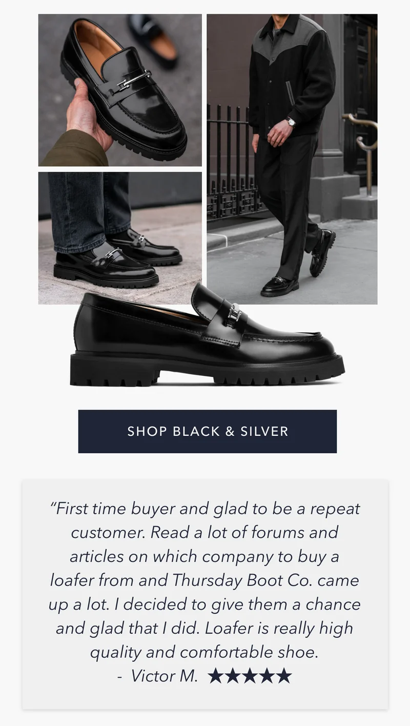 Shop Black & Silver