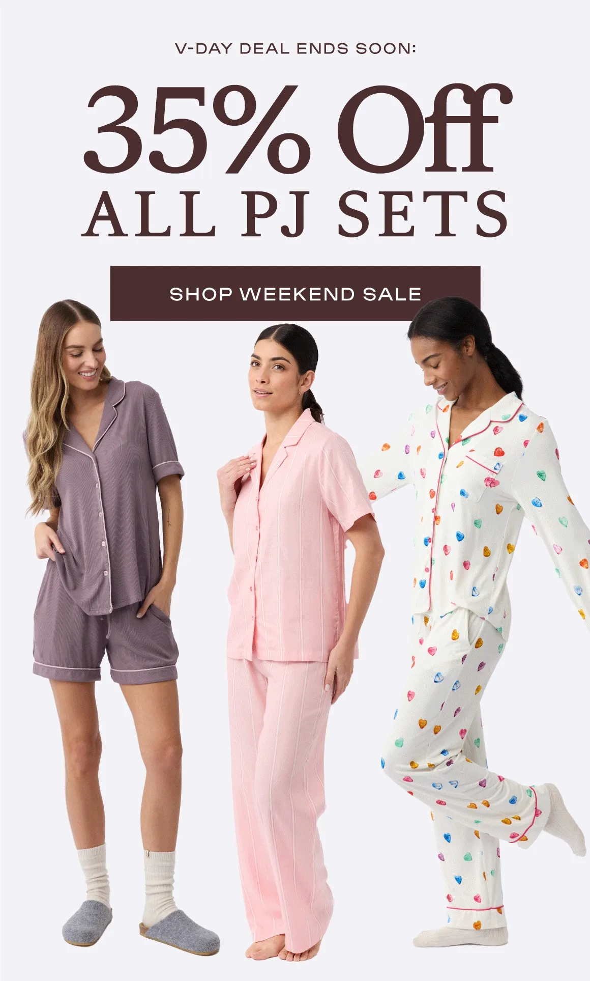 35% off PJ sets starts now! 35% off PJ sets starts now!