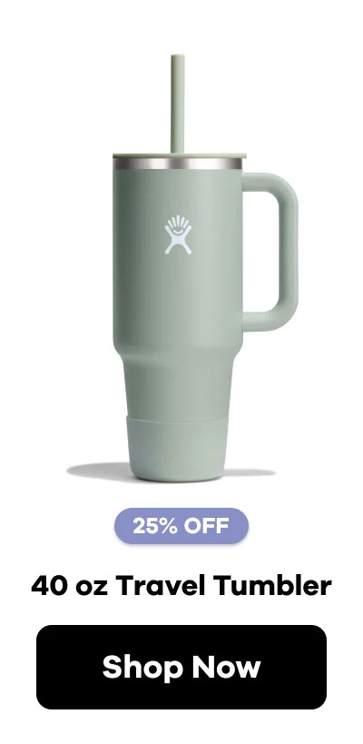 25% Off 40 oz Travel Tumbler | Shop Now