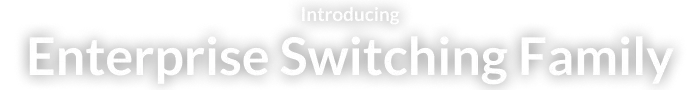 Introducing Enterprise Switching Family