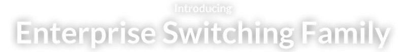 Introducing Enterprise Switching Family