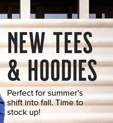 NEW TEES AND HOODIES