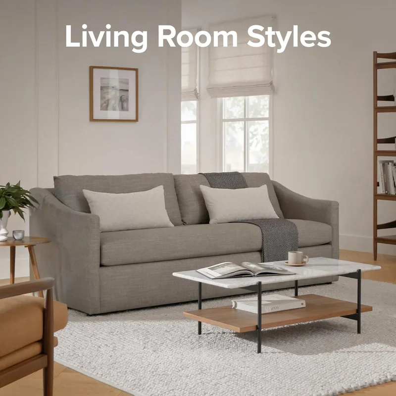 Living room styles.