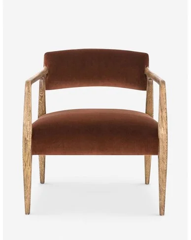 Larabee Accent Chair-Burnt Auburn