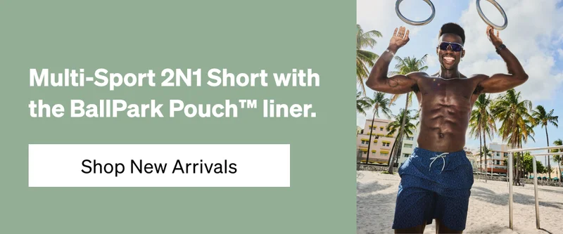 Multi-Sport 2N1 Short with the BallPark Pouch™&nbsp;liner.