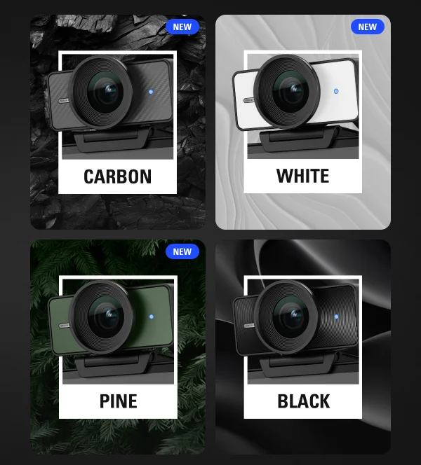 Carbon, White, Pine, Black