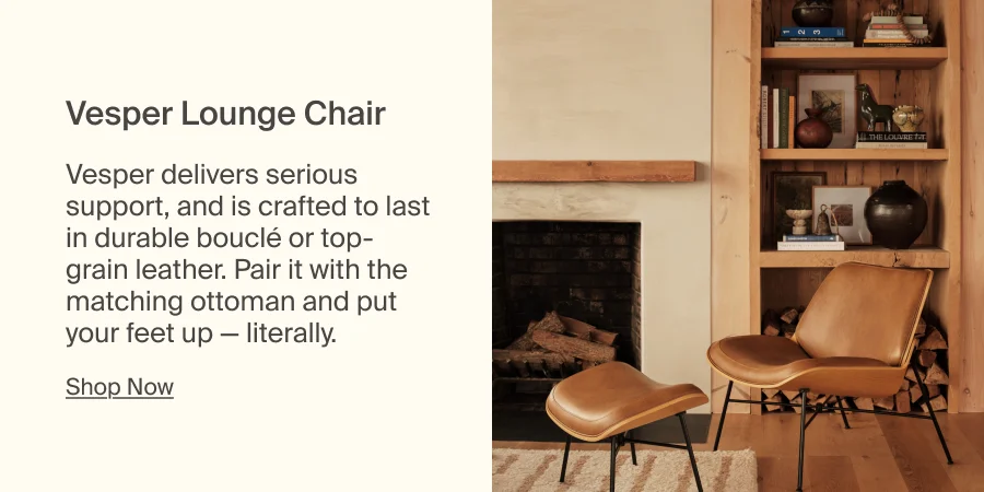 Vesper Leather Lounge Chair