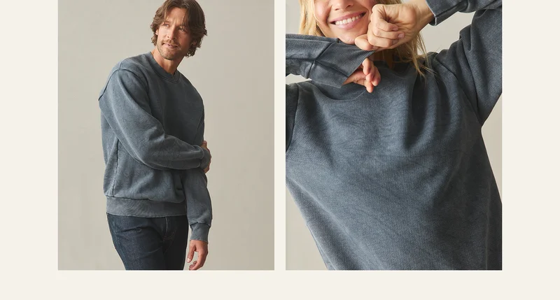 Vintage Crew - Metro Grey