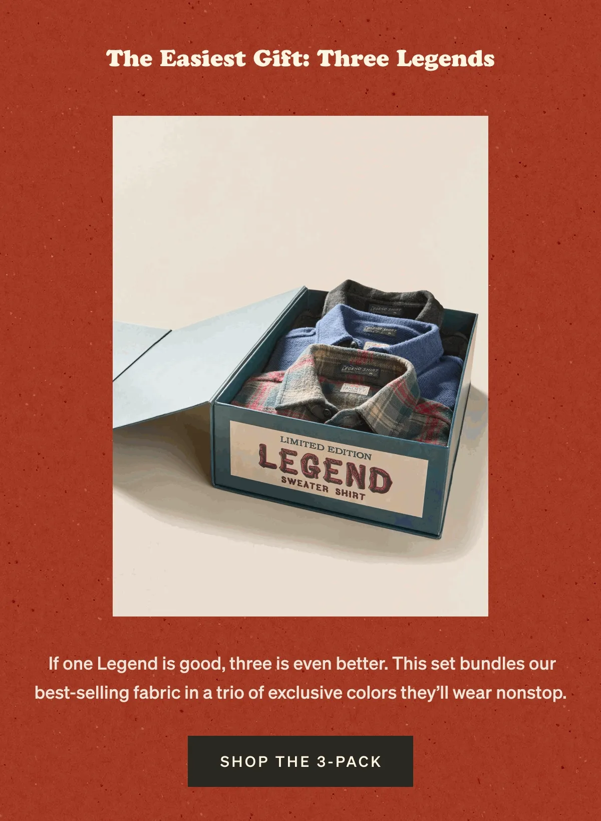 The Easiest Gift: Three Legends