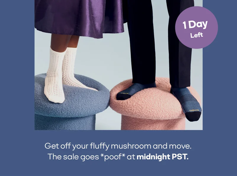 1 Day Left | Get off your fluffy mushroom and move. The sale goes *poof* at midnight PST.