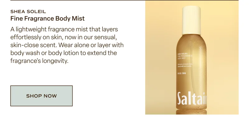 Shea Soleil Fine Fragrance Body Mist