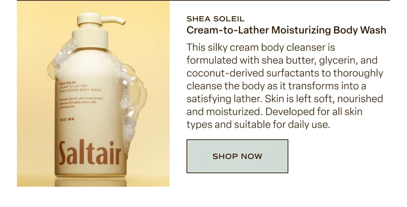 Shea Soleil Cream-to-Lather Moisturizing Body Wash