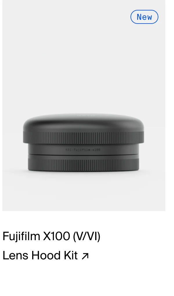 Fujifilm X100 (V/VI) Lens Hood Kit