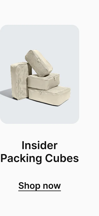 Insider Packing Cubes | Shop now