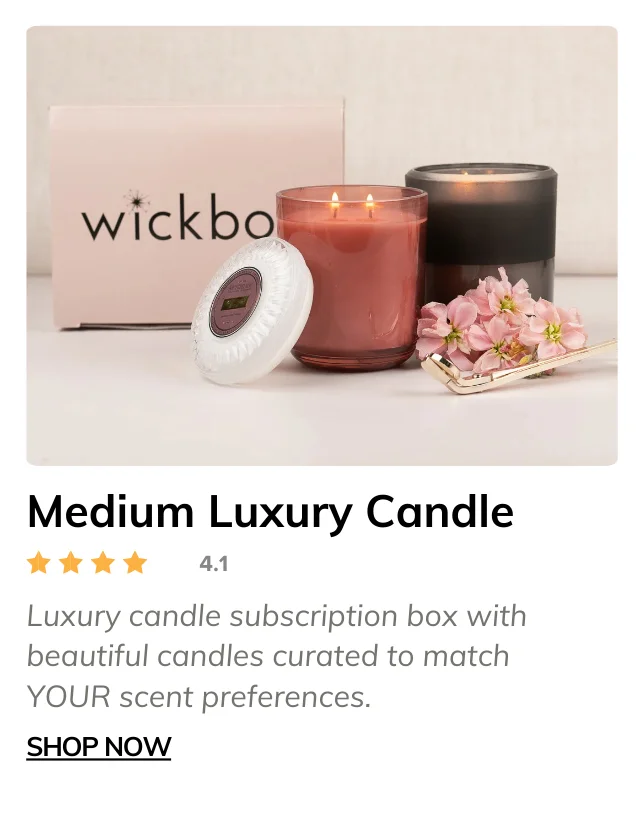 Monthly Medium Luxury Candle Subscription Box