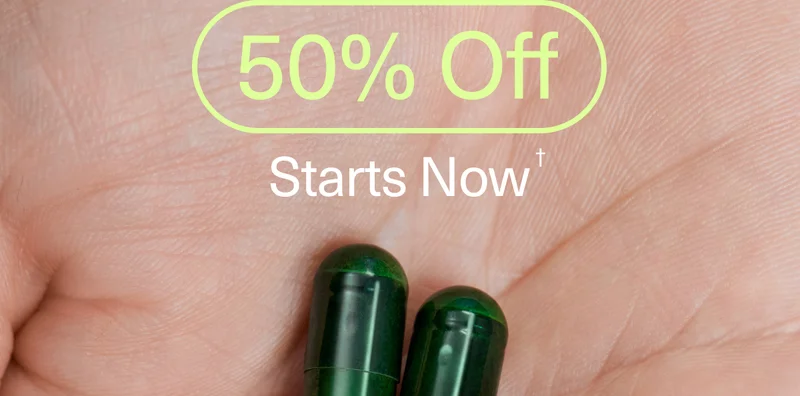 50% Off Starts Now†
