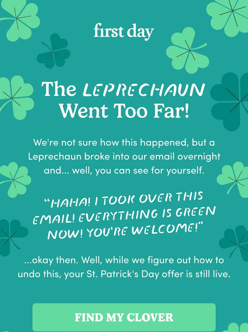The Leprechaun went too far!